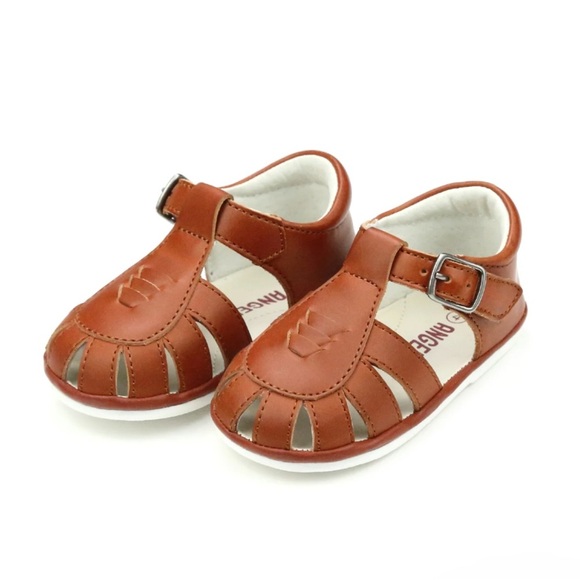 L'Amour Other - L’amour Angel Henry caged leather sandal size 5 Brown